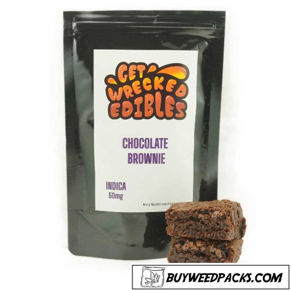 Get Wrecked Edibles - Chocolate Brownie