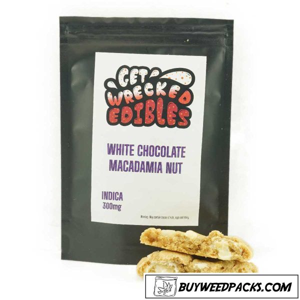 Get Wrecked Edibles - White Chocolate Macadamia Nut