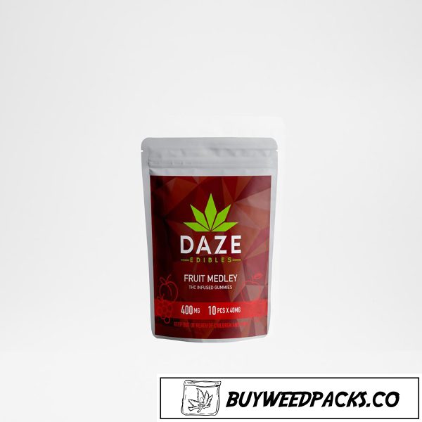 Daze Edible - Fruit Medley Gummies - THC