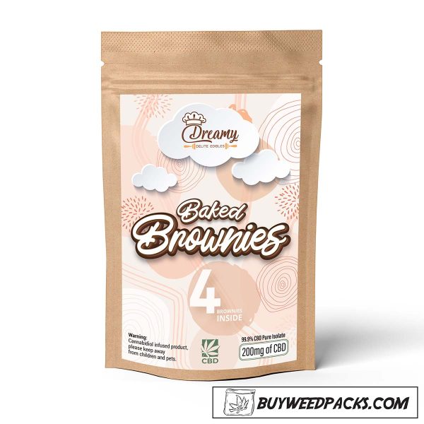 Dreamy Delite Edibles - Baked Brownies CBD