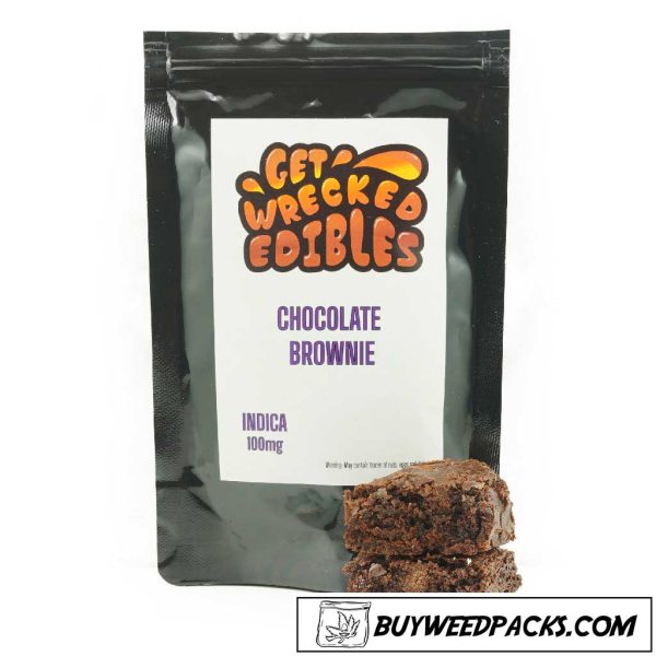 Get Wrecked Edibles - Chocolate Brownie