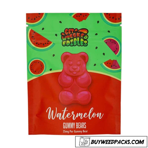 Get Wrecked Edibles - Sour Watermelon