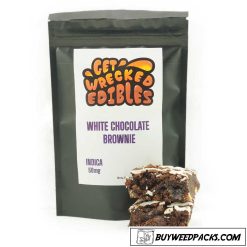Get Wrecked Edibles - White Chocolate Brownie
