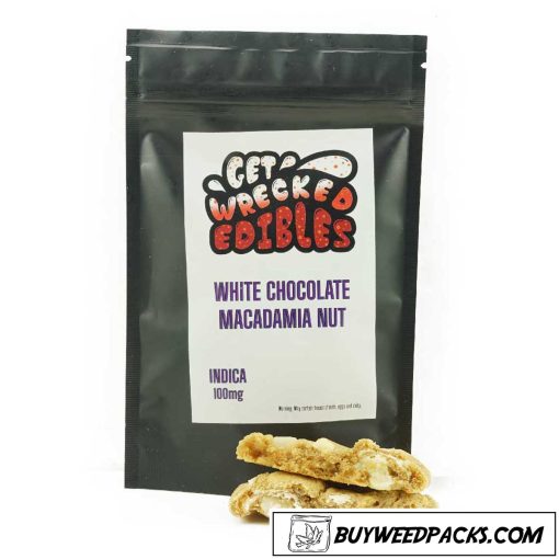 Get Wrecked Edibles - White Chocolate Macadamia Nut