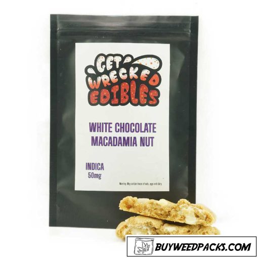 Get Wrecked Edibles - White Chocolate Macadamia Nut