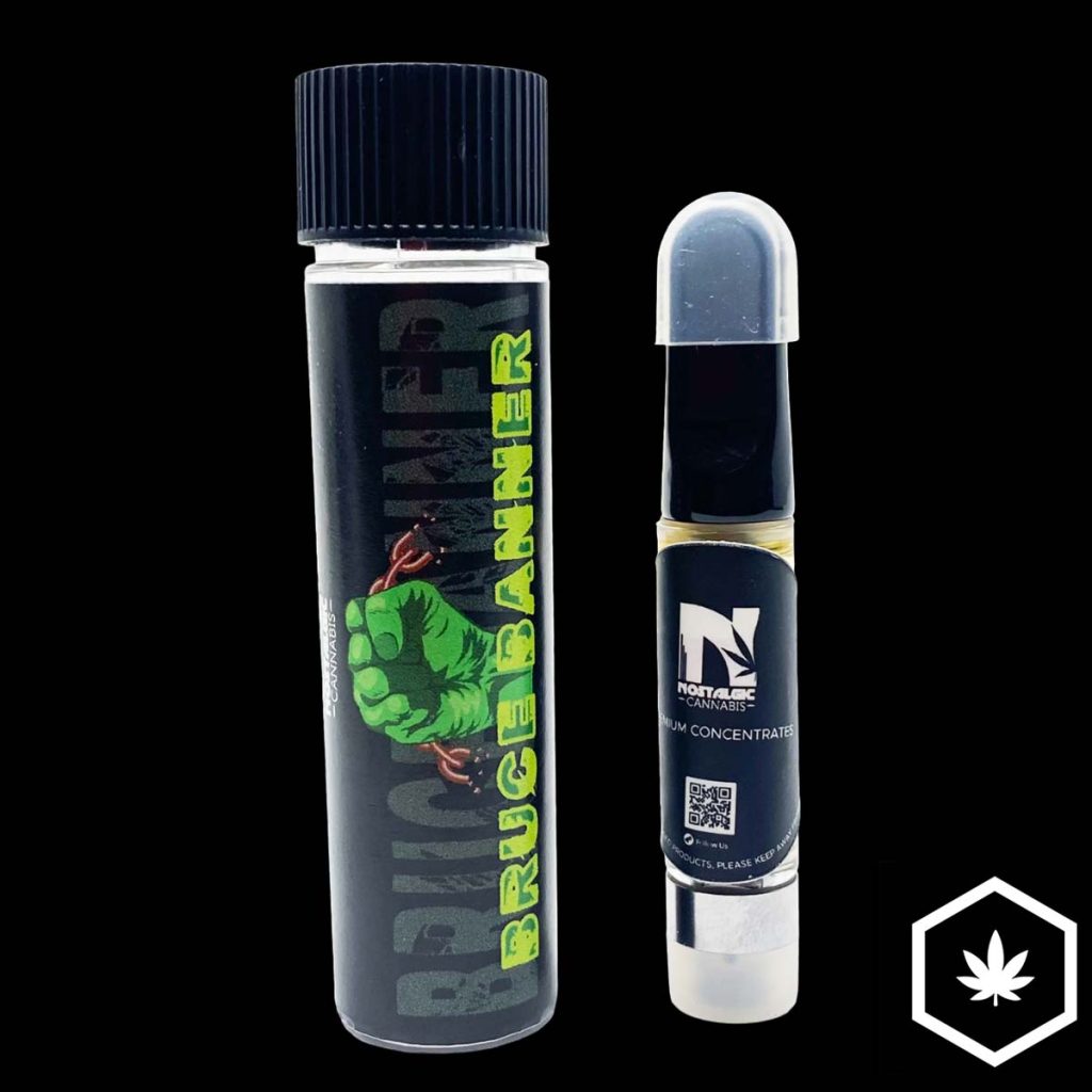 Nostalgic Cannabis Bruce Banner Vape Cartridge Buyweedpack