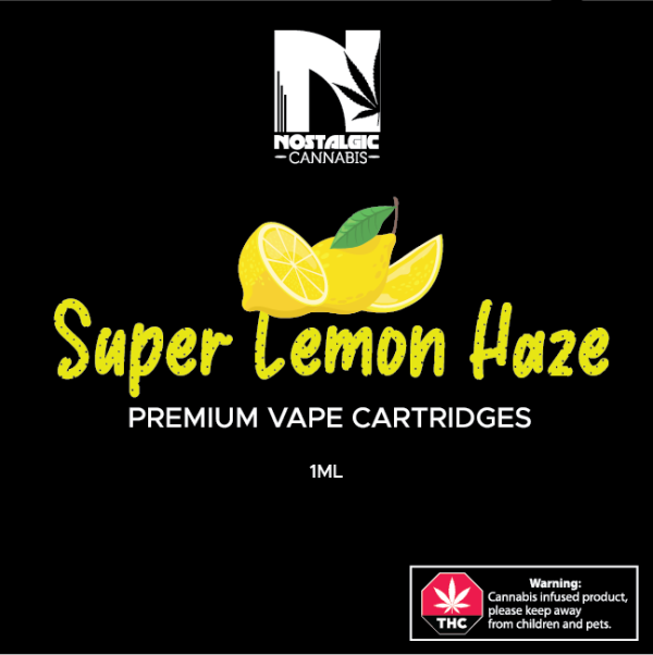 Nostalgic Cannabis - Super Lemon Haze Vape Cartridge