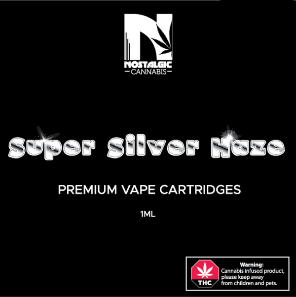 Nostalgic Cannabis - Super Silver Haze Vape Cartridge