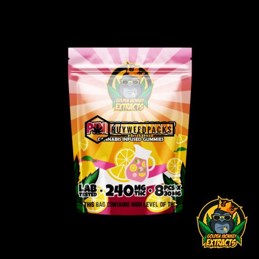 Pink Lemonade - Buy Edibles Online - Golden Monkey Extracts