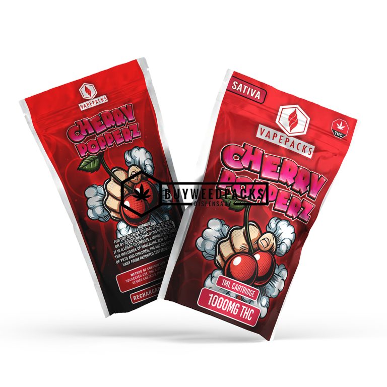 Cherry Popperz Vape Packs | Buy THC Vape | BWPMAC Mints