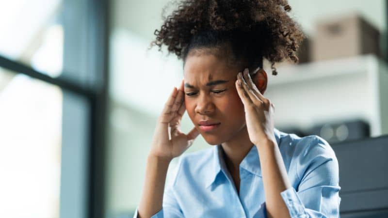 Headaches in some stoners, particularly those sensitive to THC