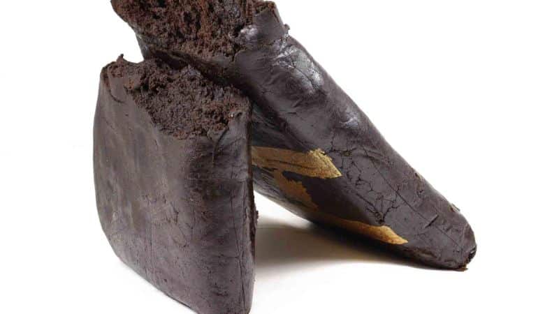 Unlike darker Afghani hash or Moroccan black hash, Red Lebanon hash has a reddish-brown tone