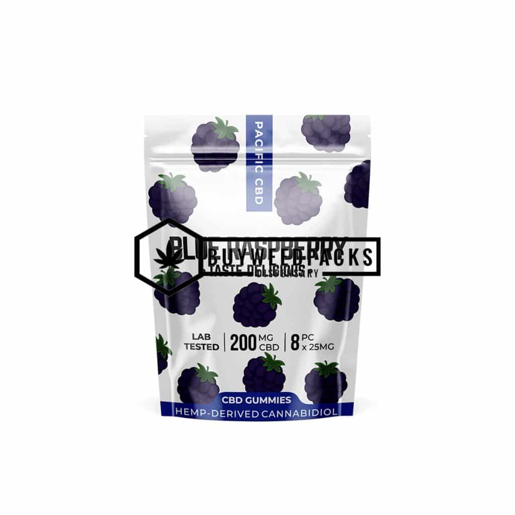 Pacific CBD Blue Raspberry 200mg | Buy Edibles | Pacific CBD