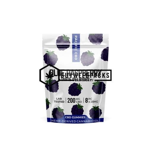 Pacific CBD Blue Raspberry 200mg | Buy Edibles | Pacific CBD