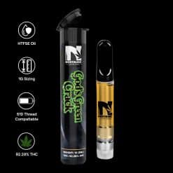Nostalgic Cannabis God’s Green Crack HTSFE sauce vape cartridge 1g rare classic strain 510 thread THC cartridge with packaging