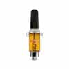Strawberry Haze vape cartridge with golden oil extract