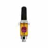 Black Cherry Punch vape cartridge filled with premium THC oil featuring custom Black Cherry Punch strain artwork