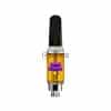 Grape Stomper vape cartridge containing premium THC oil with Grape Stomper strain artwork