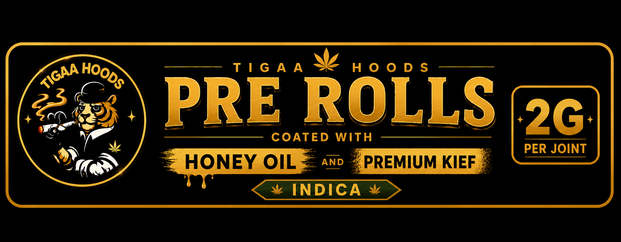 KIEF PRE-ROLLS | BUY TIGAA ONLINE | BUY WEED PACKS