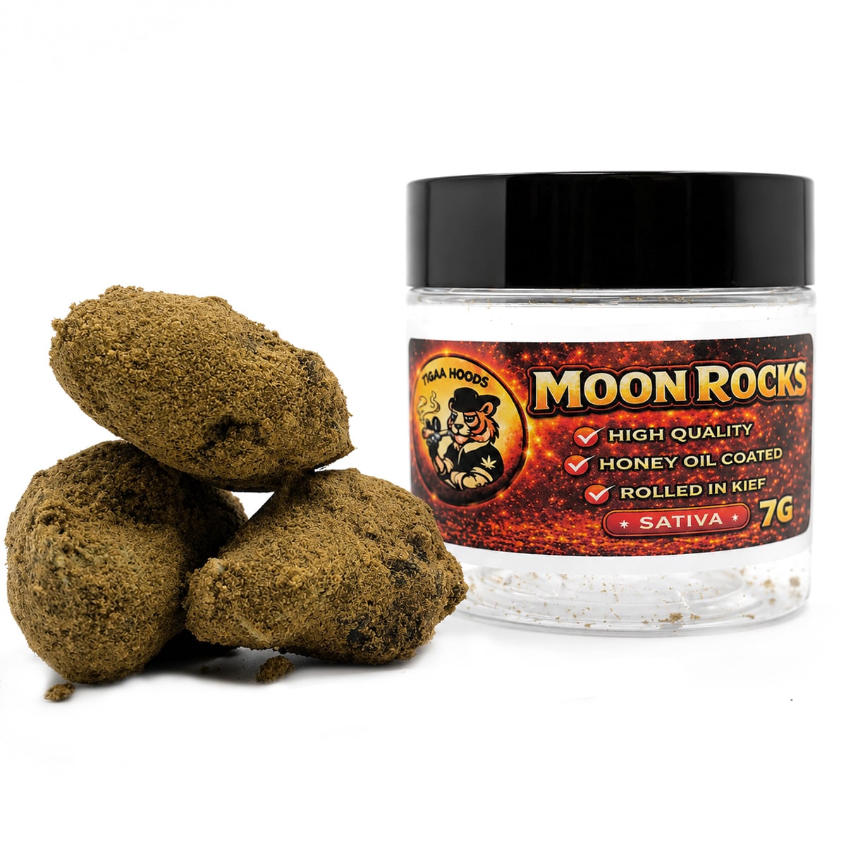Source photograph: Sour Amnesia Moon Rocks –